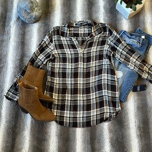 Plaid Chaps Tunic